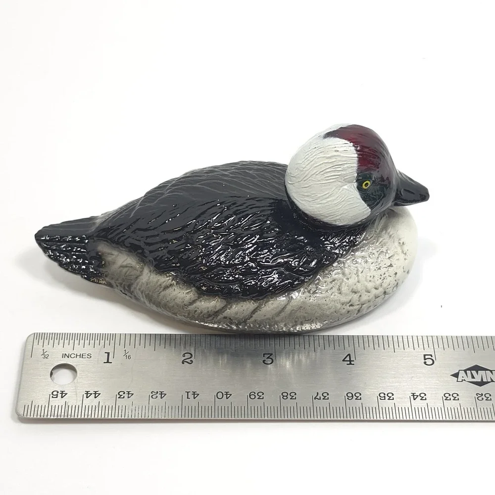 Vintage Scott Prod. Inc. Bufflehead Duck Painted Cast Metal Beer Bottle Opener